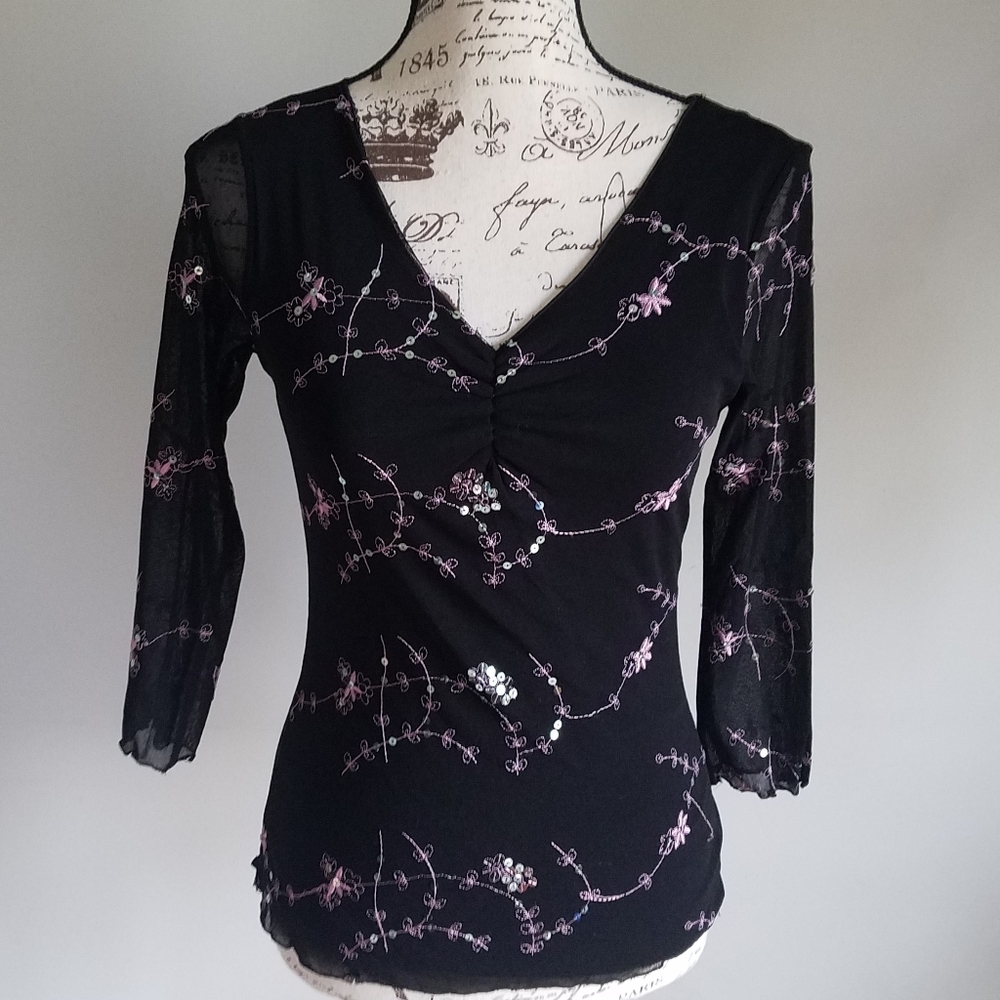 Cute sequined blouse